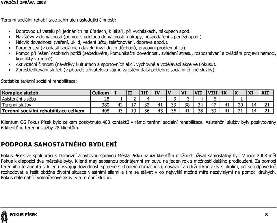 Pomoc při řešení osobních potíží (sebedůvěra, komunikační dovednosti, zvládání stresu, rozpoznávání a zvládání projevů nemoci, konflikty v rodině).