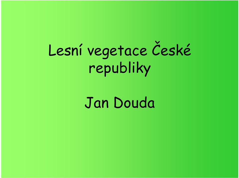 České