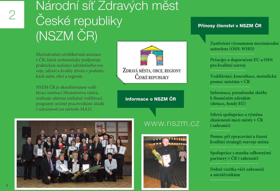 Informace o NSZM ČR www.nszm.