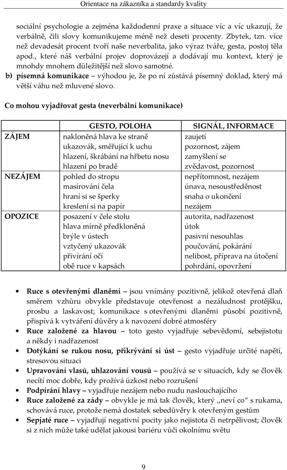 , které náš verbální projev doprovázejí a dodávají mu kontext, který je mnohdy mnohem důležitější než slovo samotné.