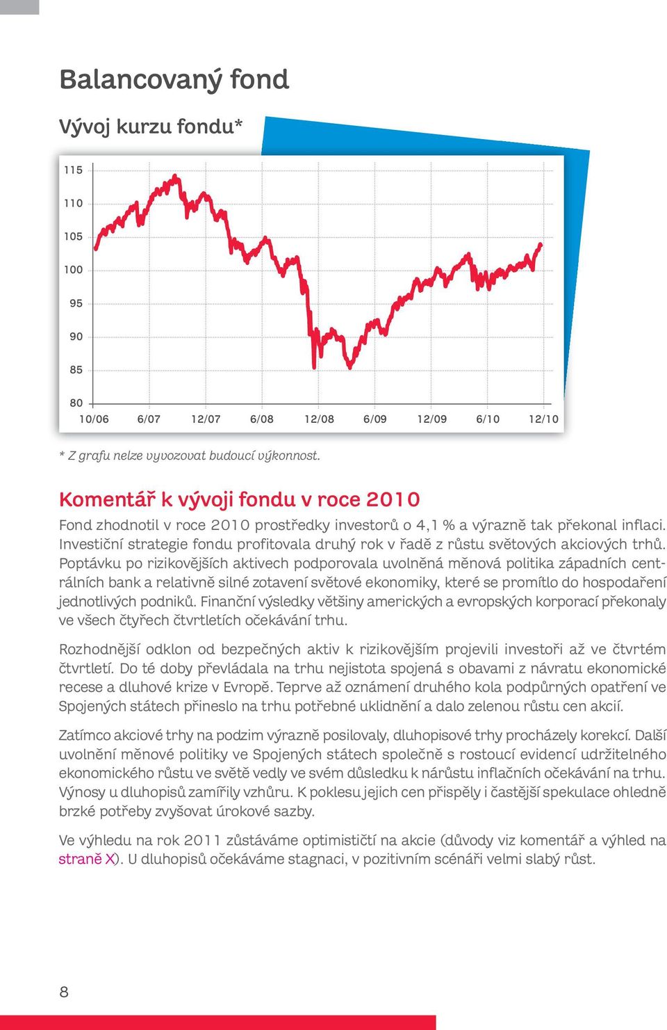 Investiční strategie fondu profitovala druhý rok v řadě z růstu světových akciových trhů.