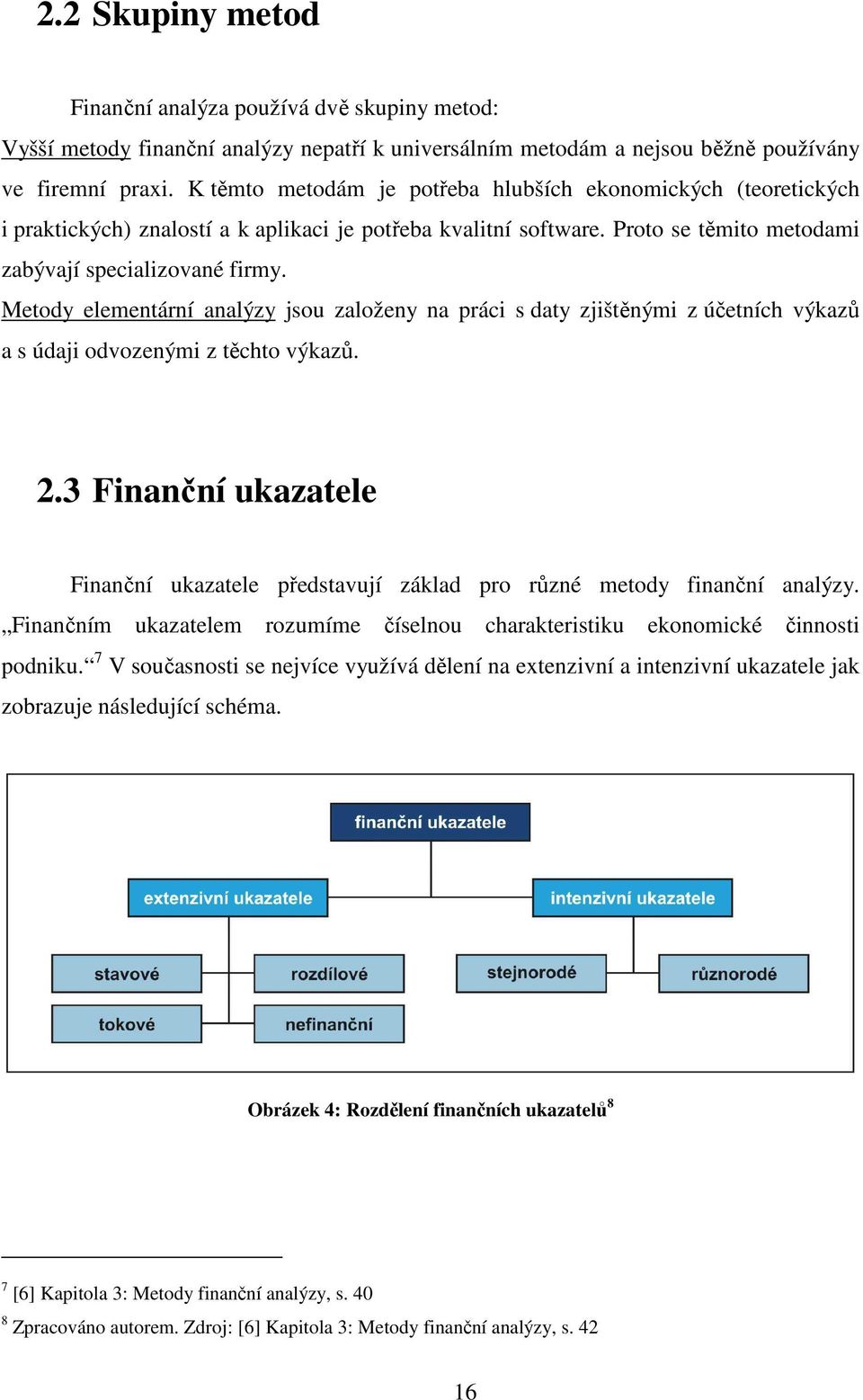 Metody elementární analýzy jsou založeny na práci s daty zjištěnými z účetních výkazů a s údaji odvozenými z těchto výkazů. 2.