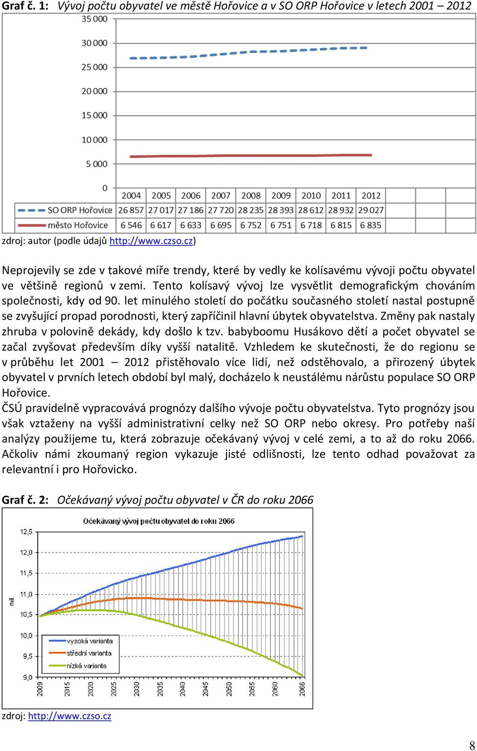 Tento kolísavý vývoj lze vysvětlit demografickým chováním společnosti, kdy od 90.