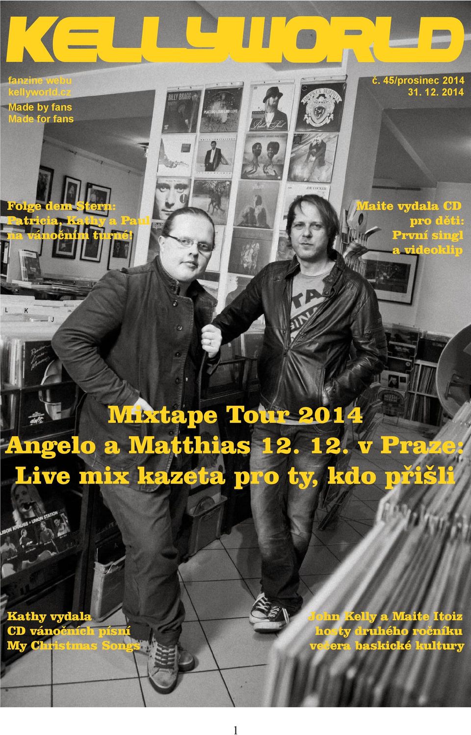 Maite vydala CD pro děti: První singl a videoklip Mixtape Tour 2014 Angelo a Matthias 12.