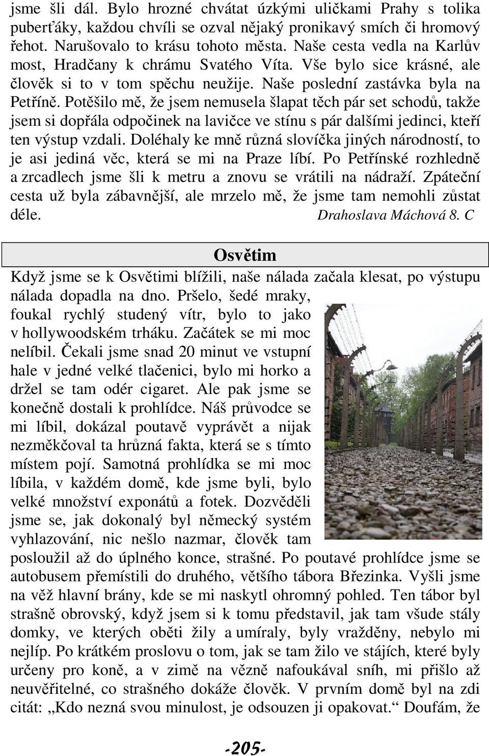 Potěšilo mě, že jsem nemusela šlapat těch pár set schodů, takže jsem si dopřála odpočinek na lavičce ve stínu s pár dalšími jedinci, kteří ten výstup vzdali.