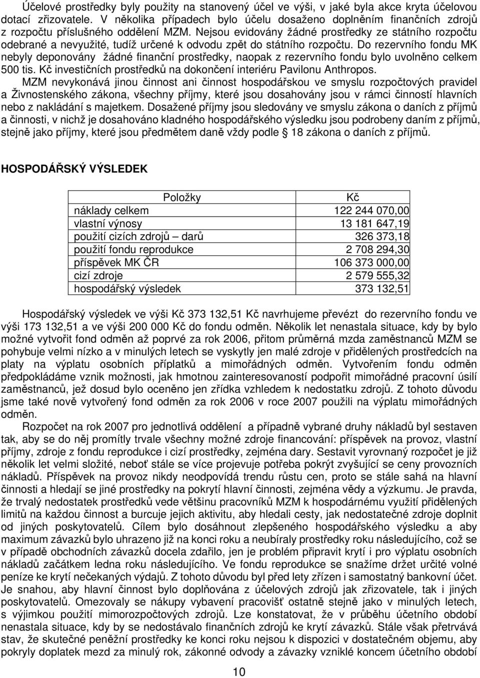 Nejsou evidovány žádné prostředky ze státního rozpočtu odebrané a nevyužité, tudíž určené k odvodu zpět do státního rozpočtu.