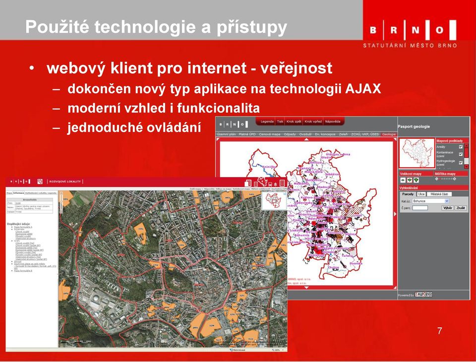 nový typ aplikace na technologii AJAX