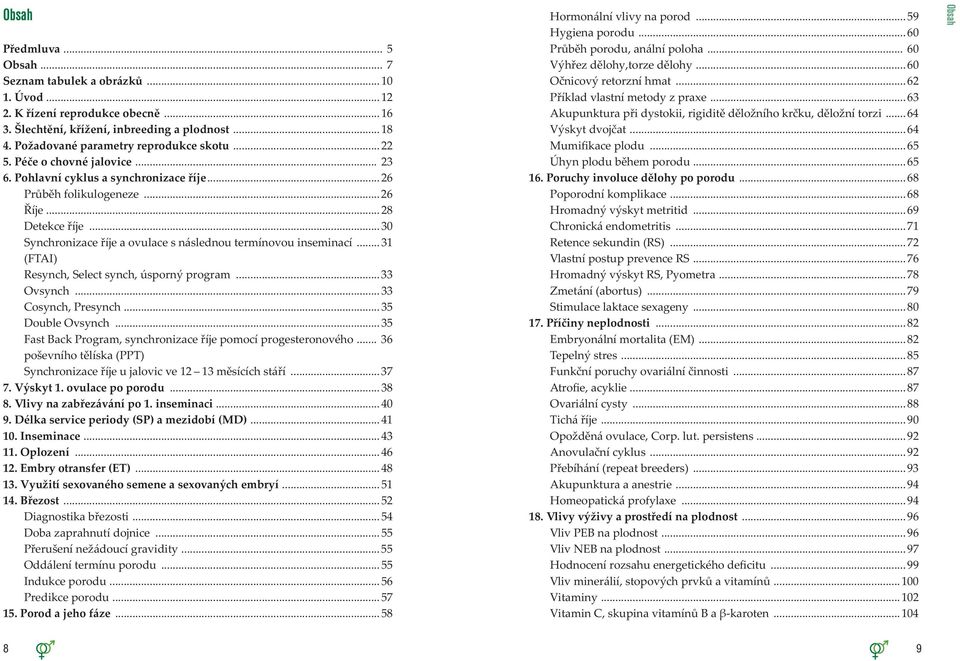 ..30 Synchronizace říje a ovulace s následnou termínovou inseminací...31 (FTAI) Resynch, Select synch, úsporný program...33 Ovsynch...33 Cosynch, Presynch...35 Double Ovsynch.