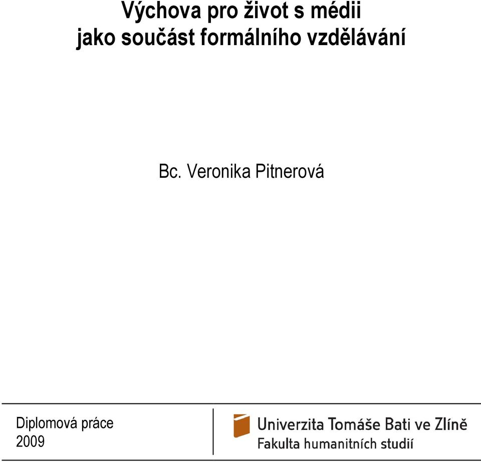 vzdělávání Bc.