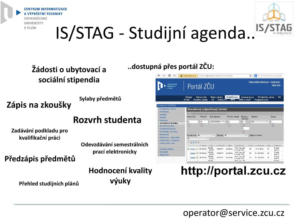 práci Předzápis předmětů Přehled studijních plánů Sylaby předmětů Rozvrh