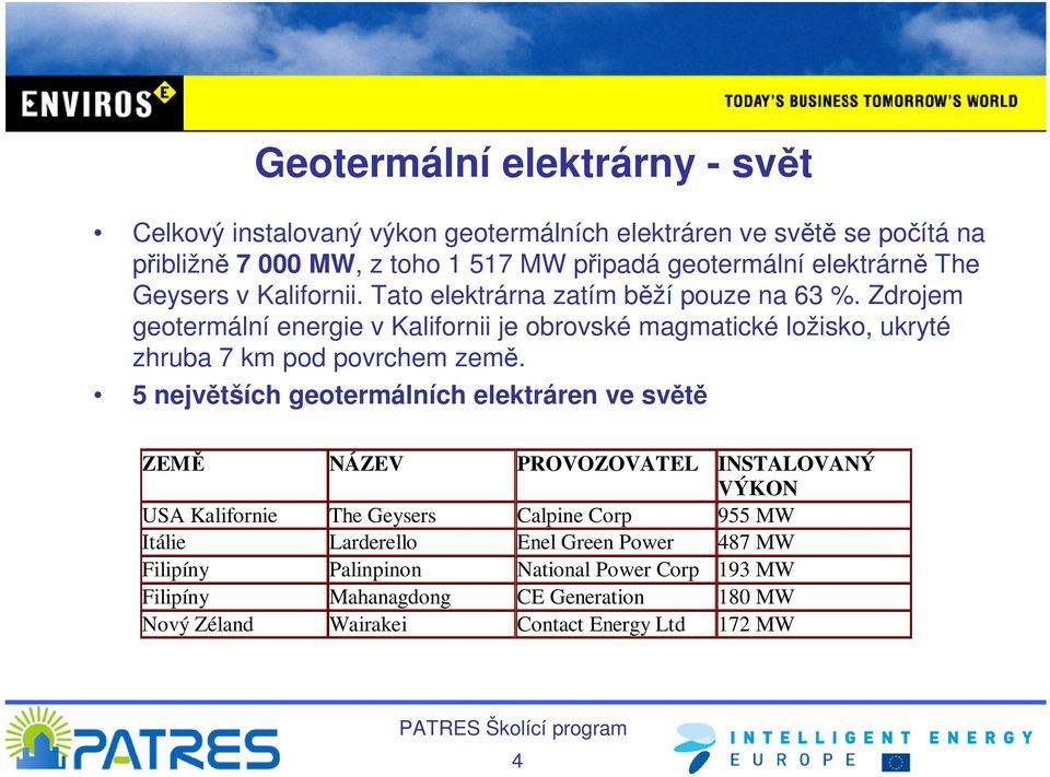 Zdrojem geotermální energie v Kalifornii je obrovské magmatické ložisko, ukryté zhruba 7 km pod povrchem země.