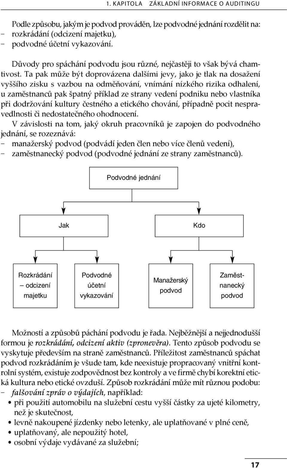 Ta pak může být doprovázena dalšími jevy, jako je tlak na dosažení vyššího zisku s vazbou na odměňování, vnímání nízkého rizika odhalení, u zaměstnanců pak špatný příklad ze strany vedení podniku