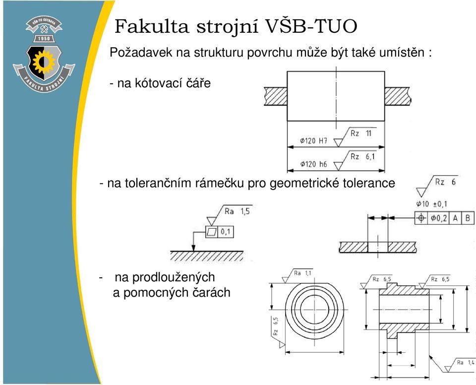 tolerančním rámečku pro geometrické