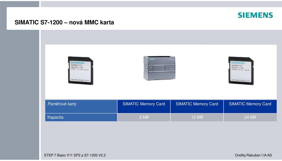 Card SIMATIC Memory Card SIMATIC