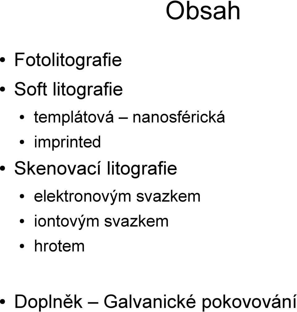 Skenovací litografie elektronovým svazkem