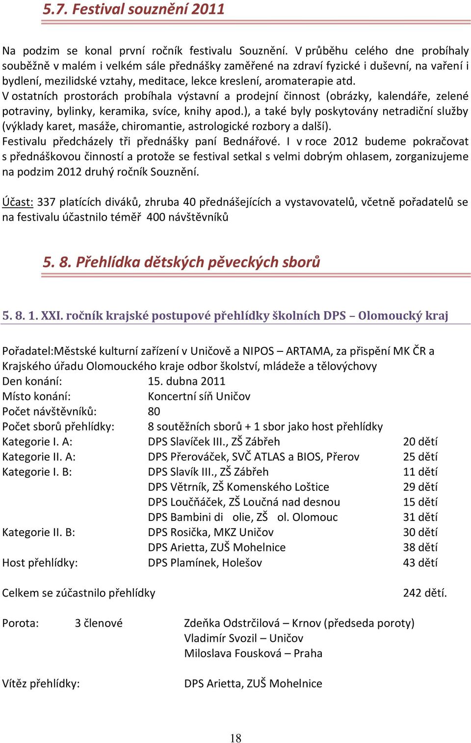 V ostatních prostorách probíhala výstavní a prodejní činnost (obrázky, kalendáře, zelené potraviny, bylinky, keramika, svíce, knihy apod.