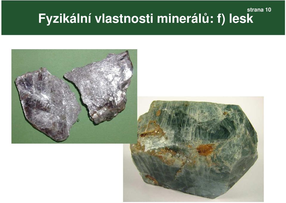 minerálů: