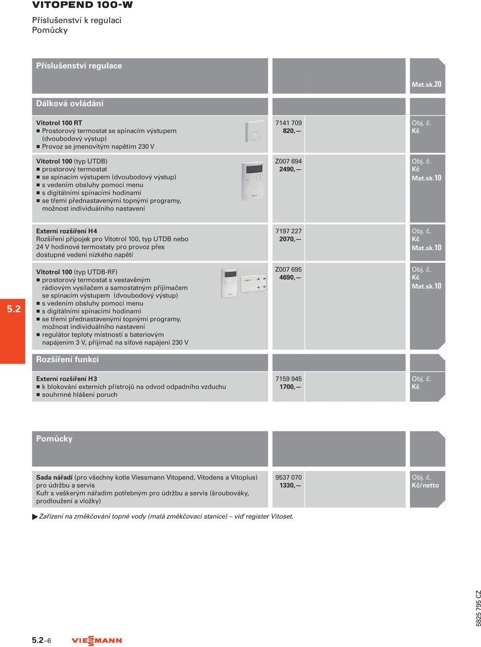 přednastavenými topnými programy, možnost individuálního nastavení Z007 694 2490, Mat.sk.