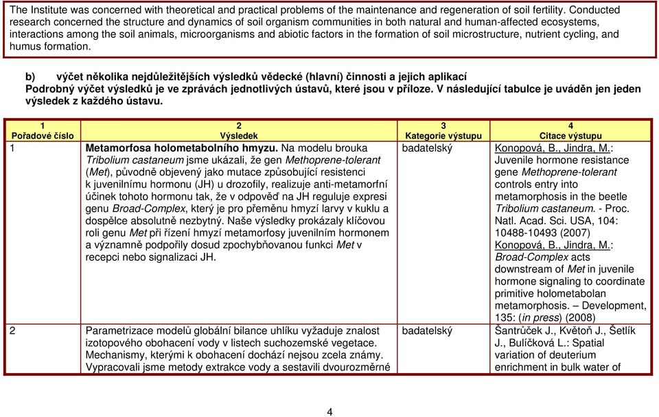 factors in the formation of soil microstructure, nutrient cycling, and humus formation.