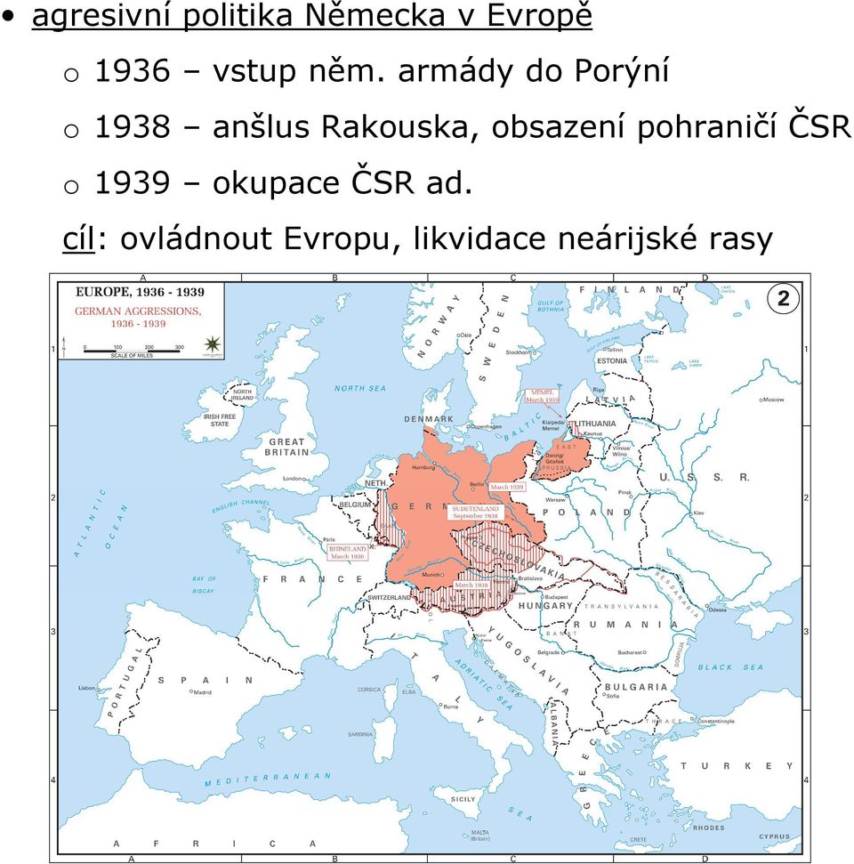 armády do Porýní o 1938 anšlus Rakouska,