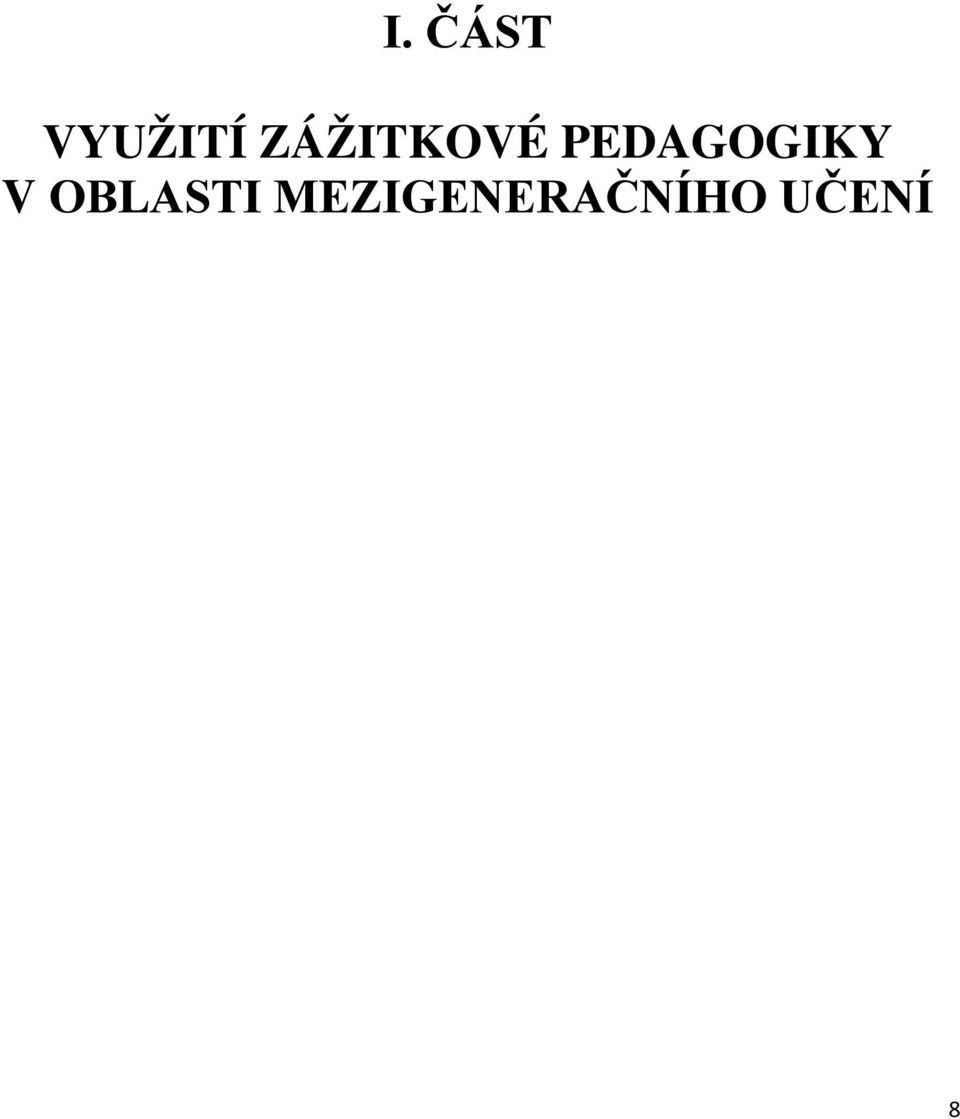 PEDAGOGIKY V