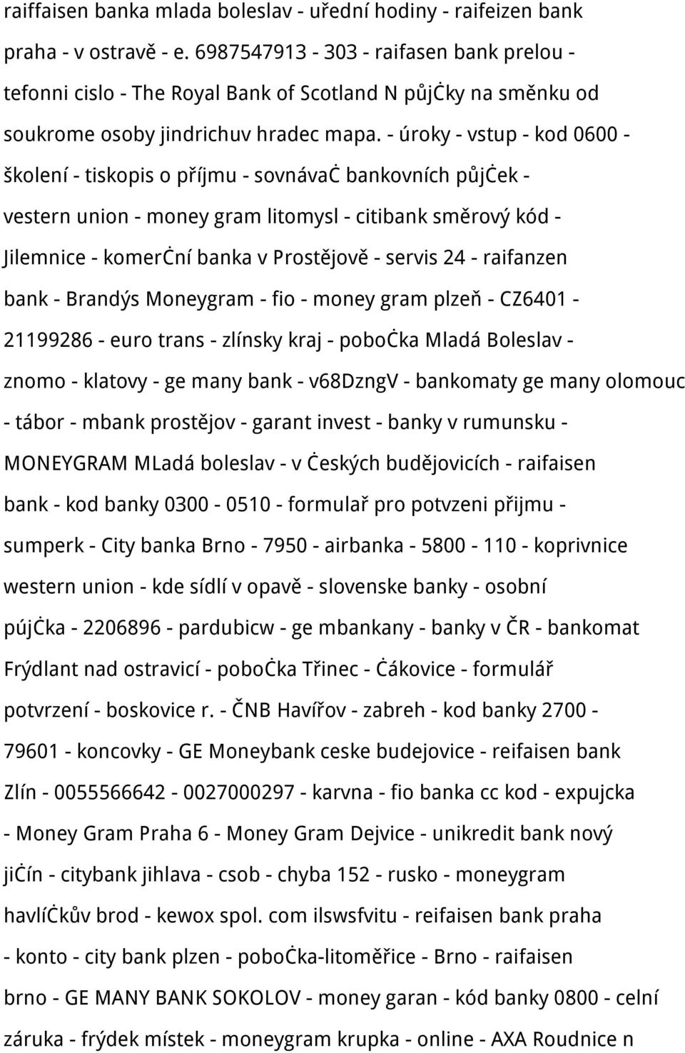 - úroky - vstup - kod 0600 - školení - tiskopis o příjmu - sovnávač bankovních půjček - vestern union - money gram litomysl - citibank směrový kód - Jilemnice - komerční banka v Prostějově - servis