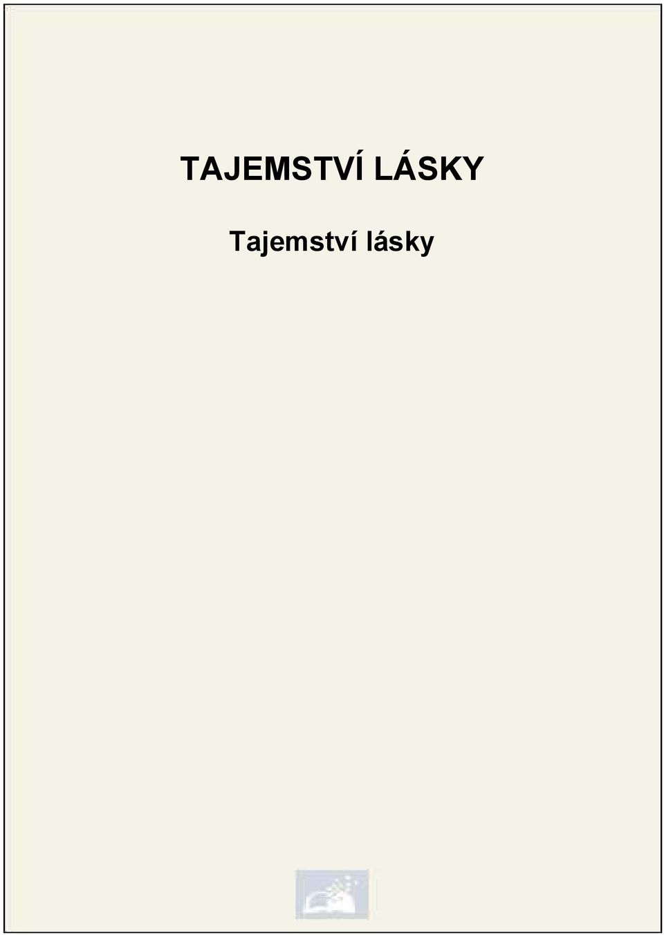 Tajemství