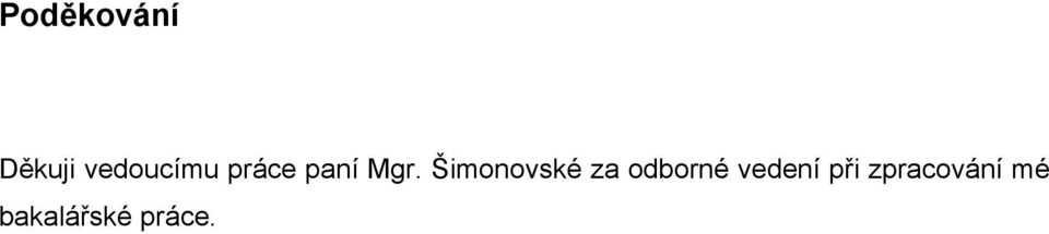 Šimonovské za odborné