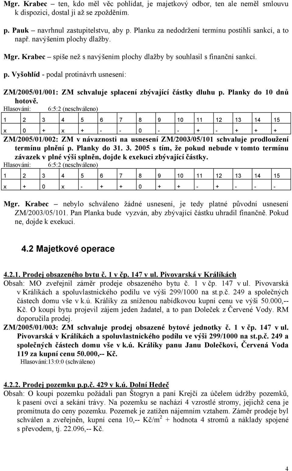 Planky do 10 dnů hotově.