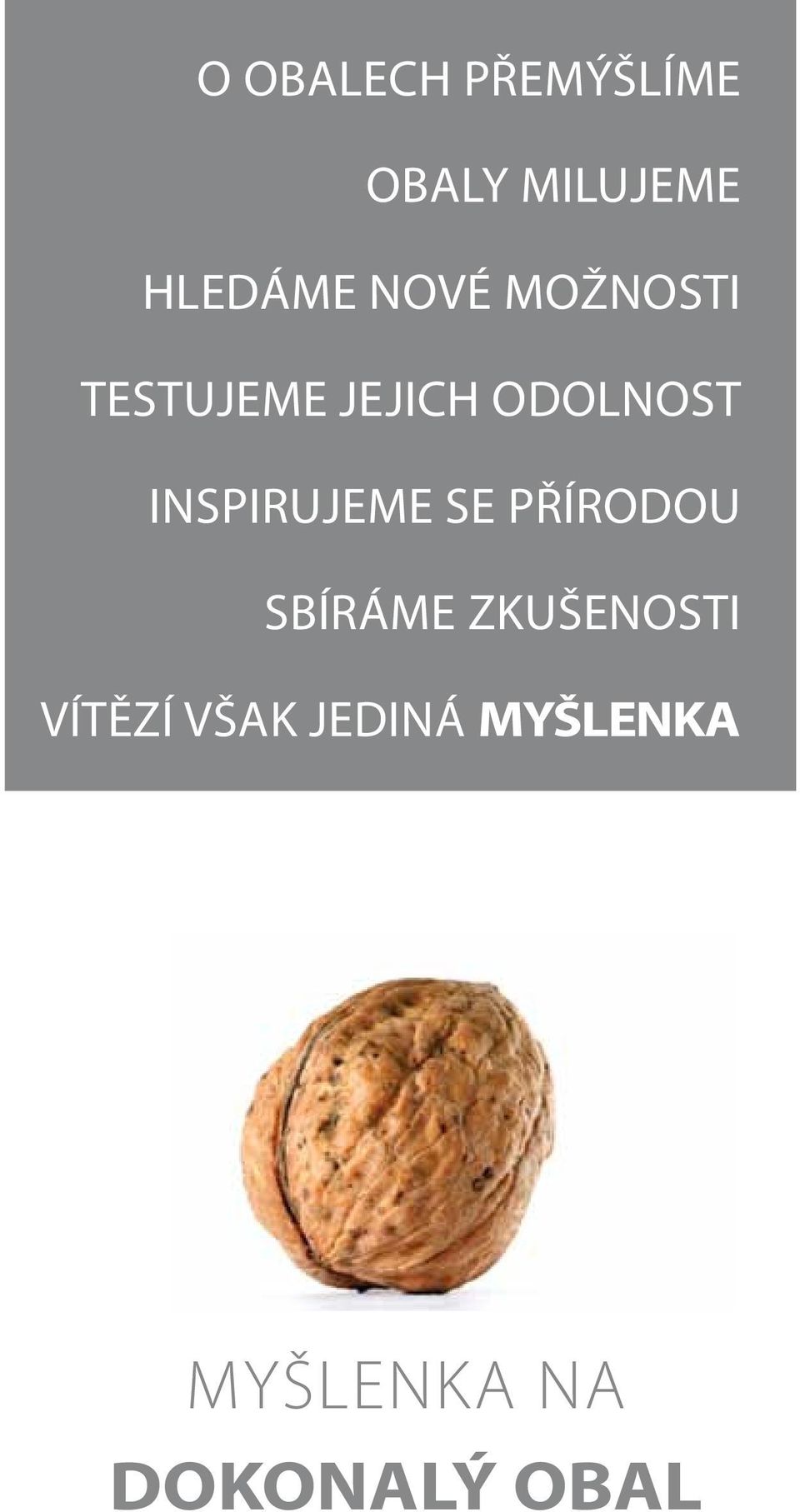 INSPIRUJEME SE PŘÍRODOU SBÍRÁME ZKUŠENOSTI