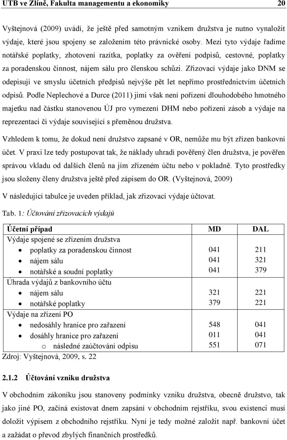 Zřizovací výdaje jako DNM se odepisují ve smyslu účetních předpisů nejvýše pět let nepřímo prostřednictvím účetních odpisů.