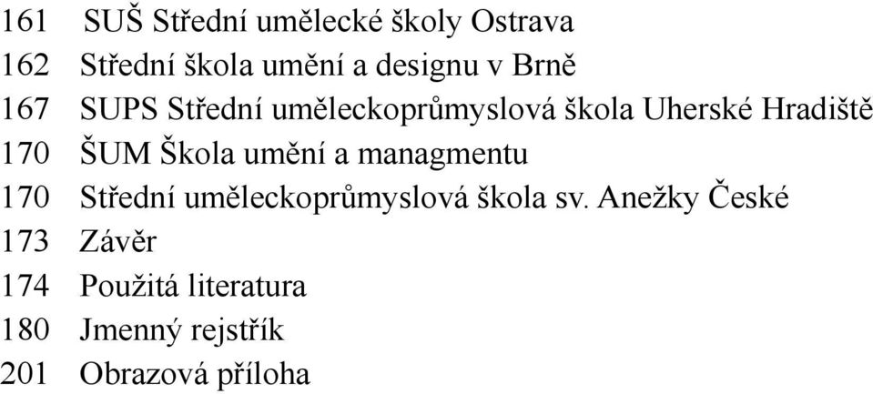 Škola umění a managmentu 170 Střední uměleckoprůmyslová škola sv.