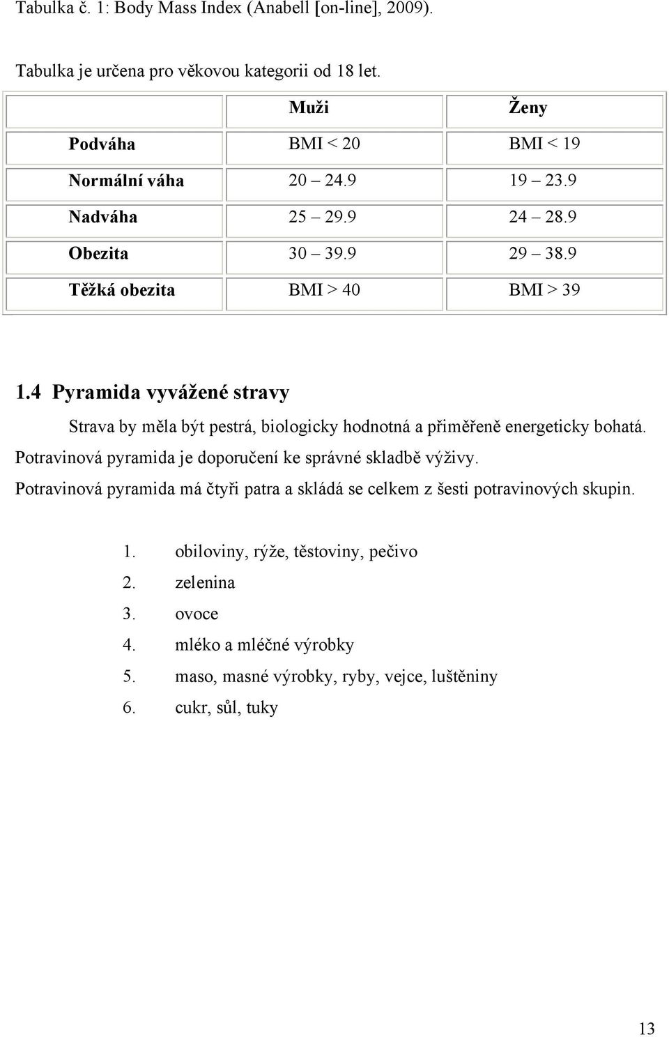 4 Pyramida vyváţené stravy Strava by měla být pestrá, biologicky hodnotná a přiměřeně energeticky bohatá.