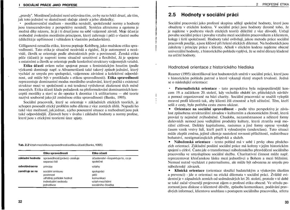 jsou transcendovány z perspektivy nenásil. Syntéza altruismu a egoismu je možná d ky názoru, že já i ti druz jsme na sobě vzájemně závisl.