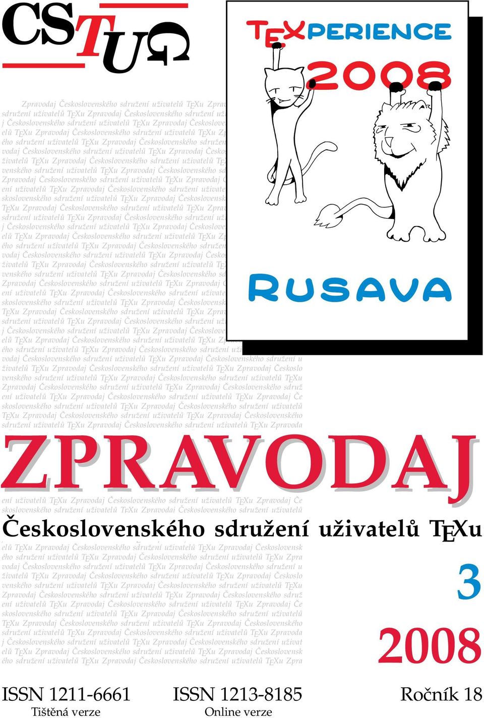 Zpravodaj Československého sdružení uživatelů TEXu Zpra vodaj Československého sdružení uživatelů TEXu Zpravodaj Československého sdružení u živatelů TEXu Zpravodaj Československého sdružení