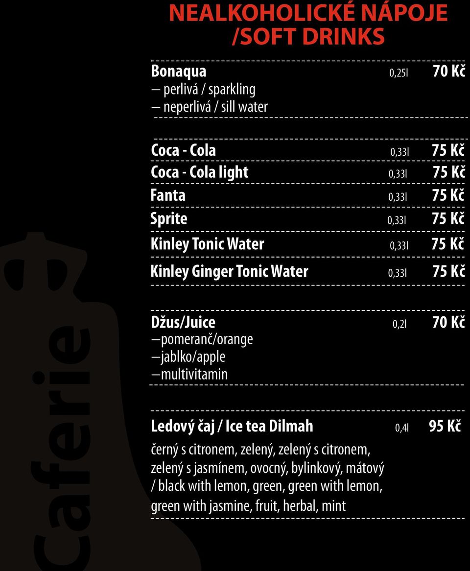 Ginger Tonic Water 0,33l 0,33l 0,33l pomeranč/orange jablko/apple multivitamin černý s citronem, zelený, zelený s citronem,