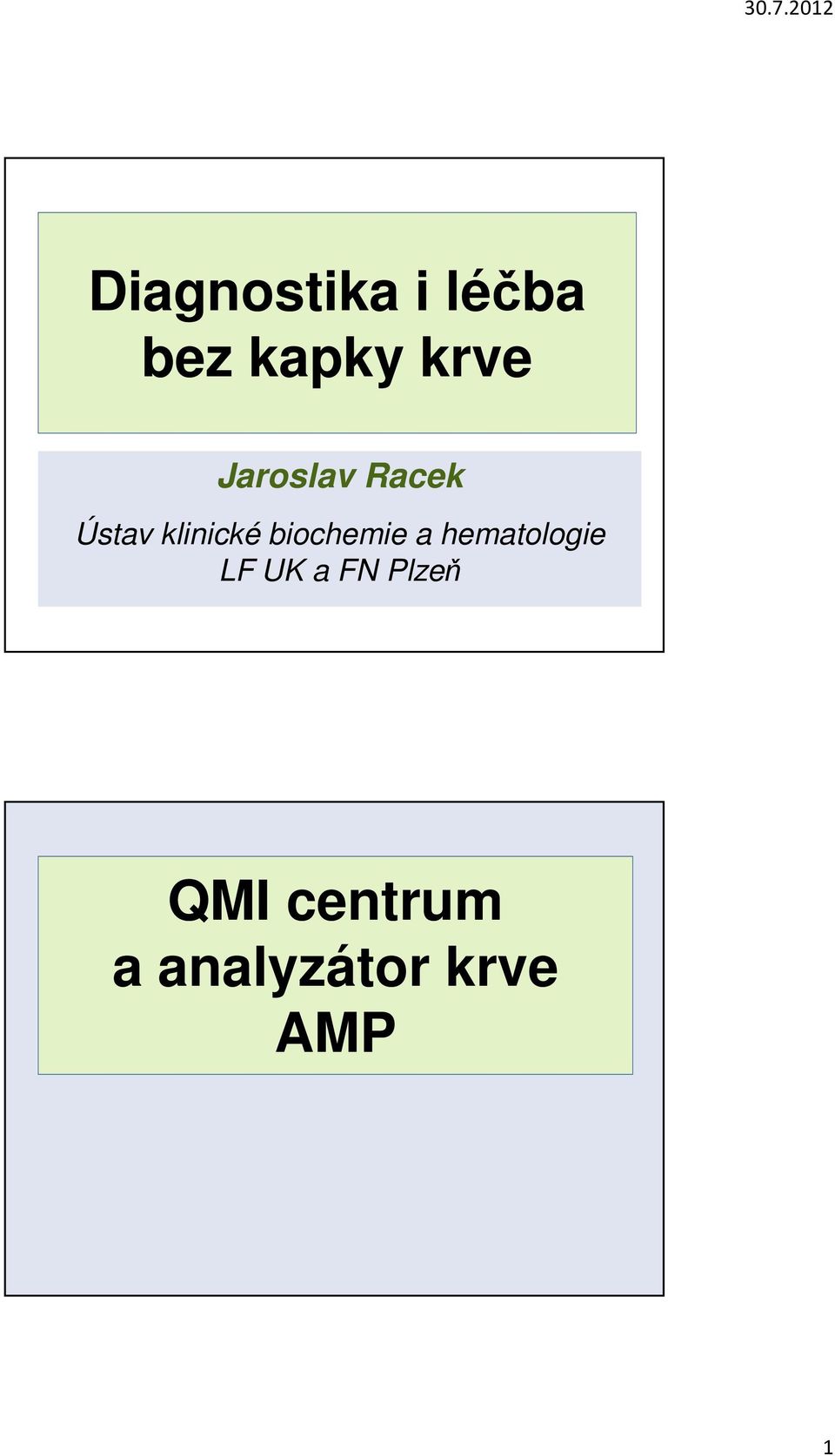 biochemie a hematologie LF UK a FN