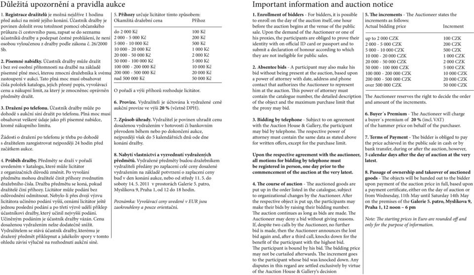 podle zákona č. 26/2000 Sb. 2. Písemné nabídky. Účastník dražby může dražit i bez své osobní přítomnosti na dražbě na základě písemné plné moci, kterou zmocní dražebníka k svému zastoupení v aukci.