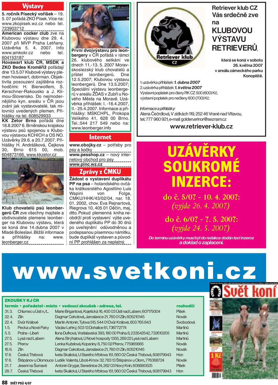 Objektivita posouzení zajištěna rozhodčími: H. Bierwolfem, S. Kerschner-Rakousko a J. Klímou-Slovensko. Do nejmodernějšího kyn.