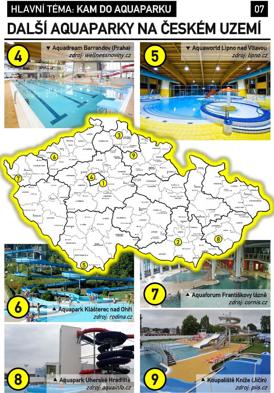 cz 3 6 9 7 4 1 2 8 5 6 Aquapark Klášterec nad Ohří zdroj: rodina.