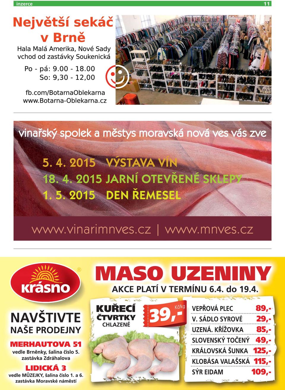 2015 VÝSTAVA VÍN 18. 4.