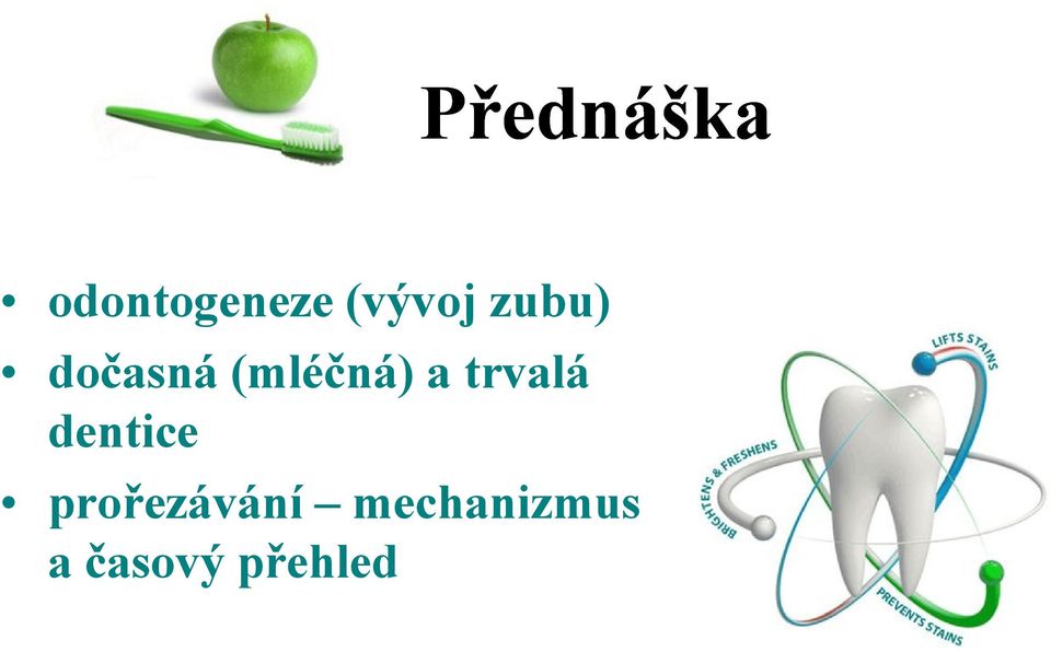 (mléčná) a trvalá dentice