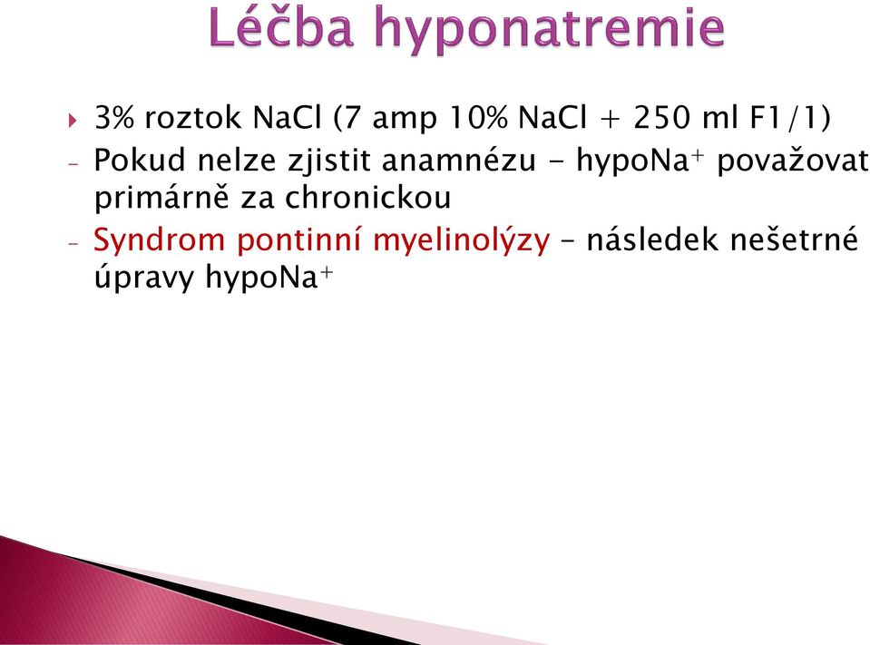 považovat primárně za chronickou - Syndrom