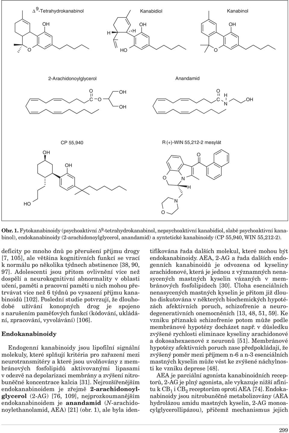 55,940, WIN 55,212-2). deficity po mnoho dnů po přerušení příjmu drogy [7, 105], ale většina kognitivních funkcí se vrací k normálu po několika týdnech abstinence [38, 90, 97].