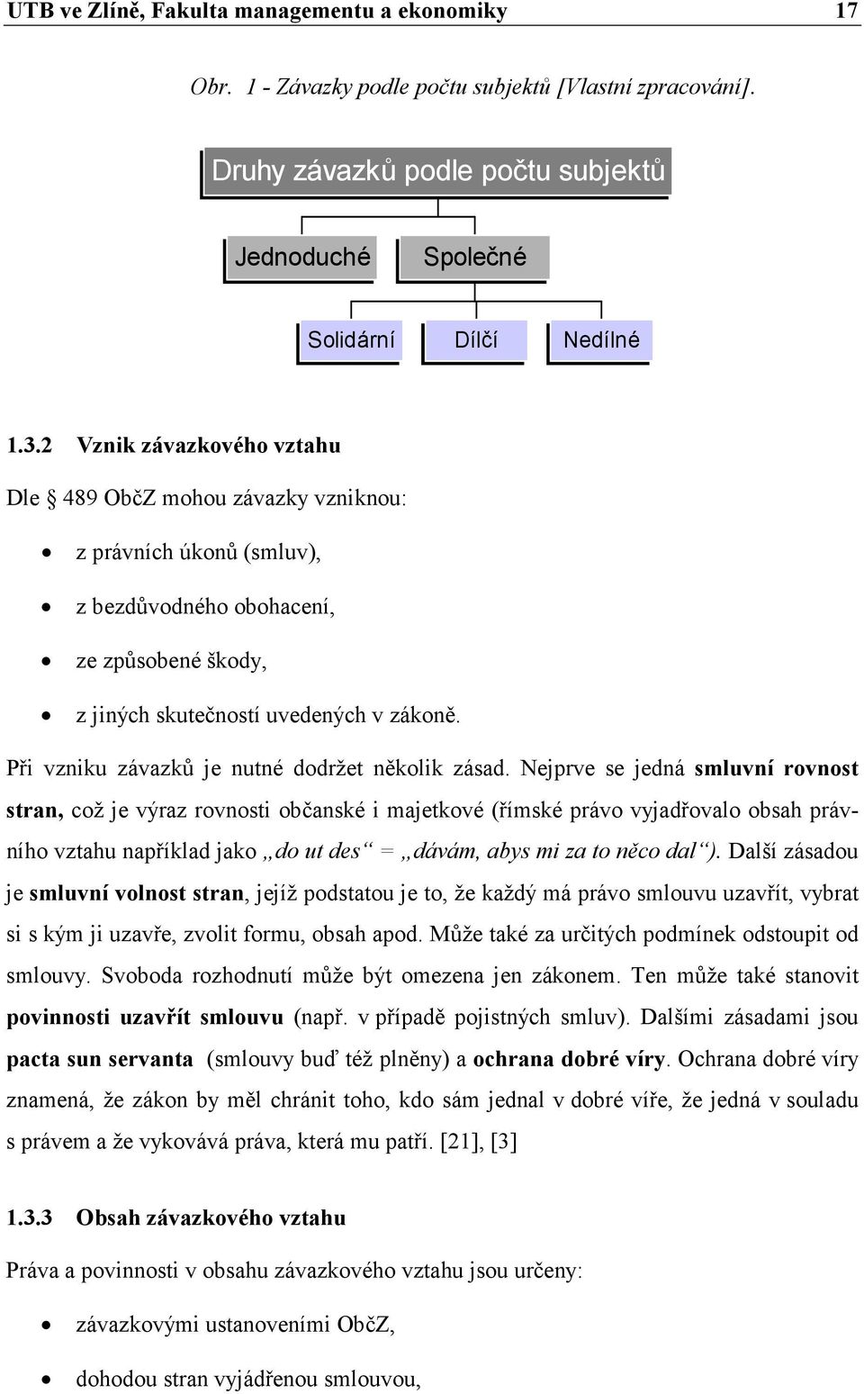 Při vzniku závazků je nutné dodržet několik zásad.