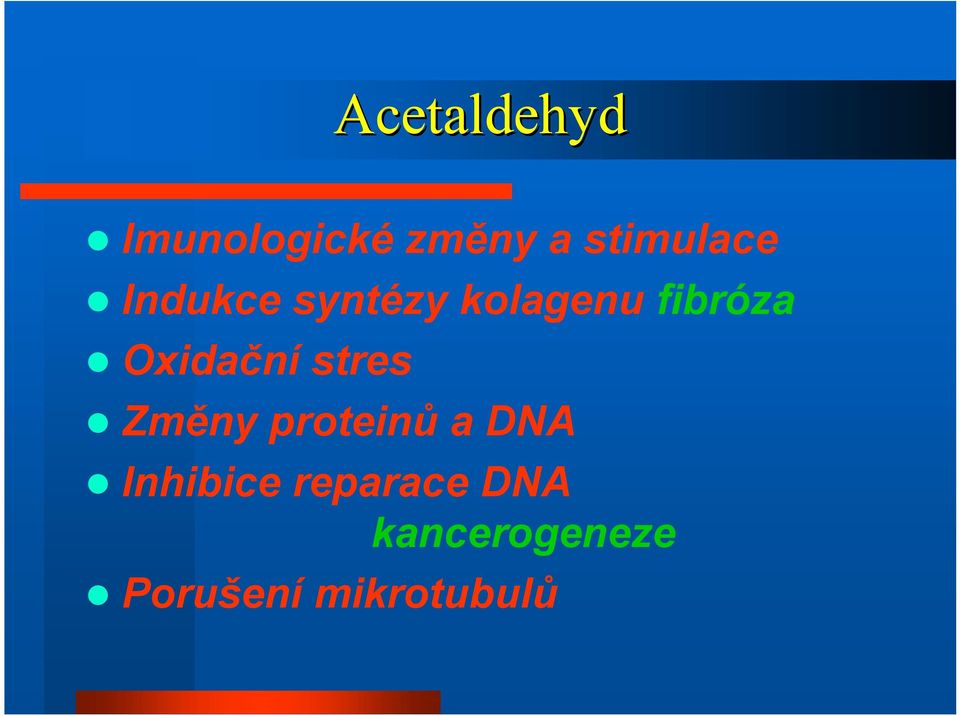 fibróza Oxidační stres Změny proteinů a