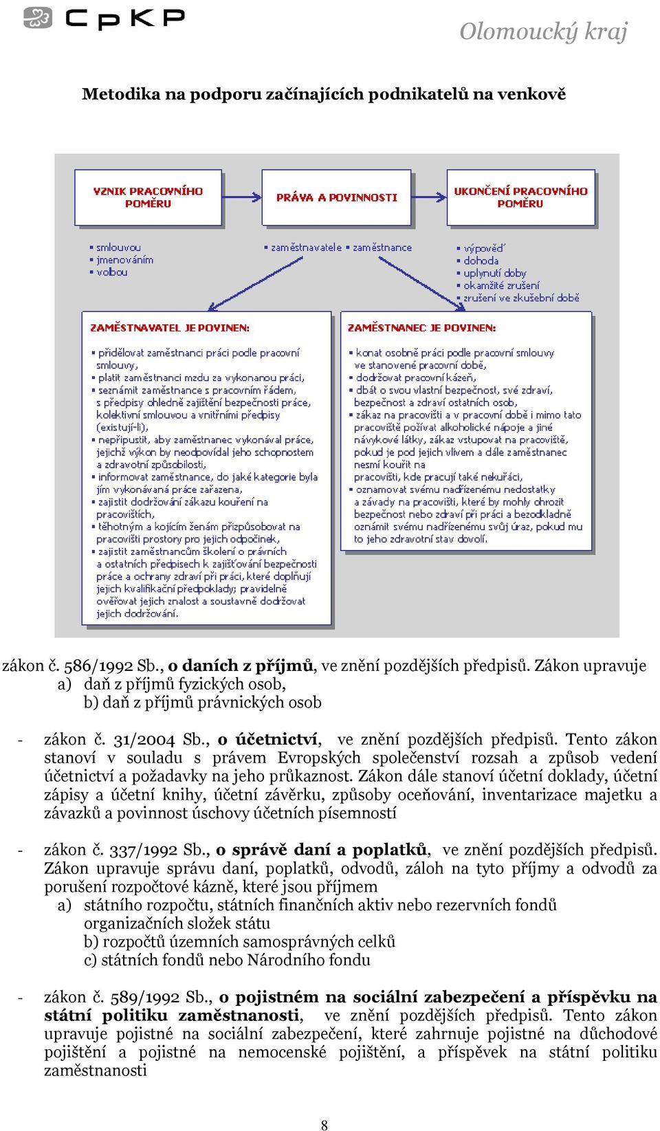 Zákon dále stanoví účetní doklady, účetní zápisy a účetní knihy, účetní závěrku, způsoby oceňování, inventarizace majetku a závazků a povinnost úschovy účetních písemností - zákon č. 337/1992 Sb.