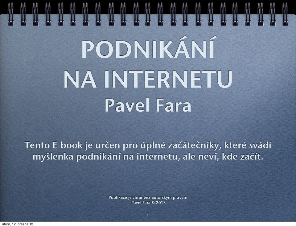 podnikání na internetu, ale neví, kde začít.