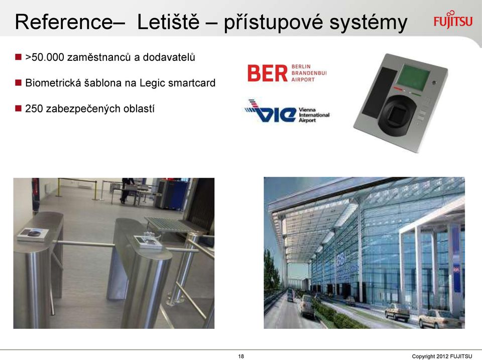 Biometrická šablona na Legic smartcard