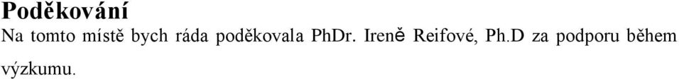poděkovala PhDr.